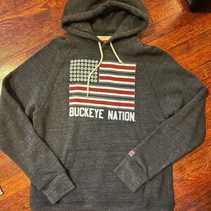 HOMAGE Buckeye Nation Charcoal Hoodie